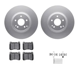 R1 Concepts WDWH1-63057 Brake Rotor- Carbon Coated W/ Ceramic Pads & Hdw